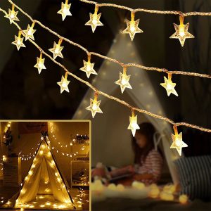 Vilinska svjetla u nizu u obliku zvijezde (6 m) | STARYGLOW