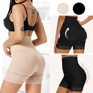 Visoke gaćice za oblikovanje tijela - Set od 2 (Crne + Bež) | LACYFIT