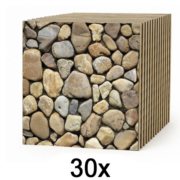 3x 3D zidne pločice s efektom kamena – odlijepi i zalijepi | STONEBLOCKS
