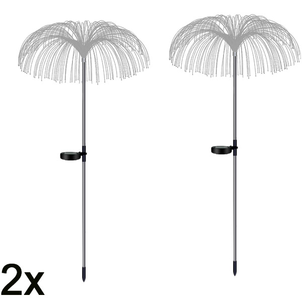 2x Svjetla za tropski vrt na solarni pogon | LUMIPALM
