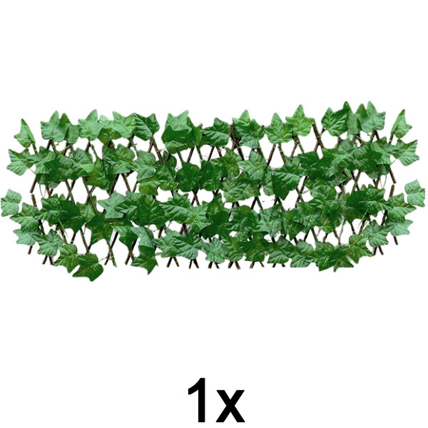 1x Proširiva panelna ograda s bršljanom – 30×180 cm, UV-otporna, bez alata | GREENFENCE
