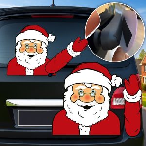 Naljepnica Djed Božićnjak za stražnji brisač automobila | SANTAWIPER
